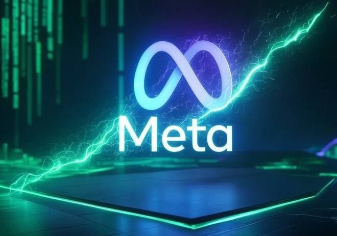 Meta logo. FX Empire