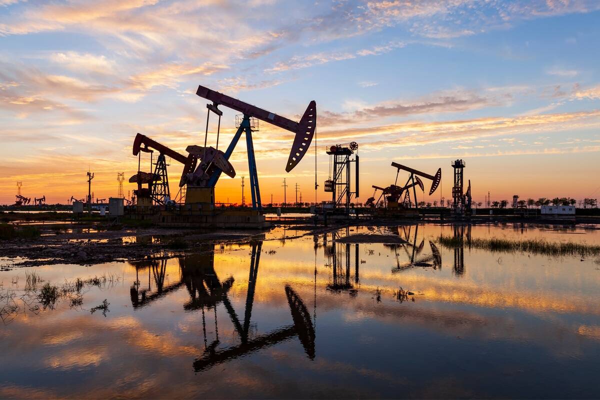 Crude oil pumpjacks, FX Empire