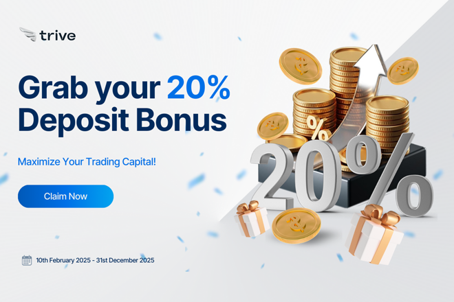 Grab your 20% Deposit Bouns with trive. FX Empire