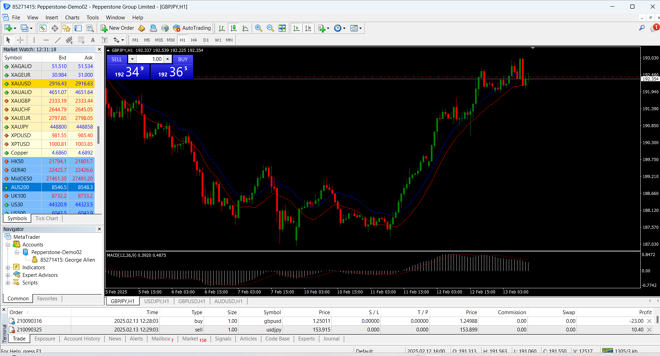 MetaTrader 4 desktop