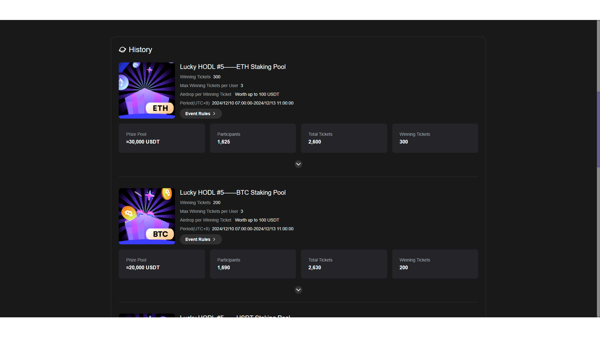 La lotteria Lucky HODL su CoinW