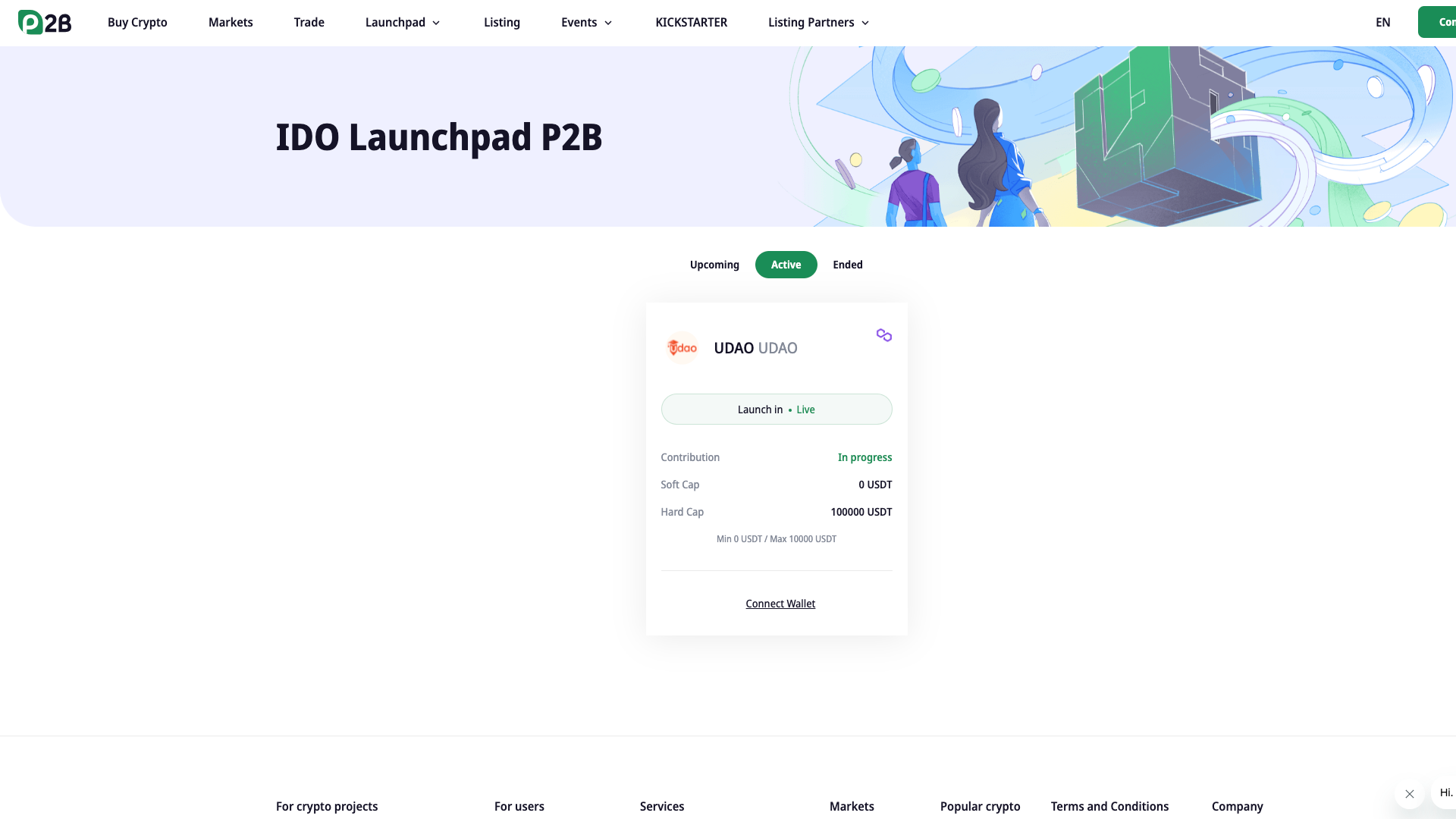 P2B IDO Launchpad