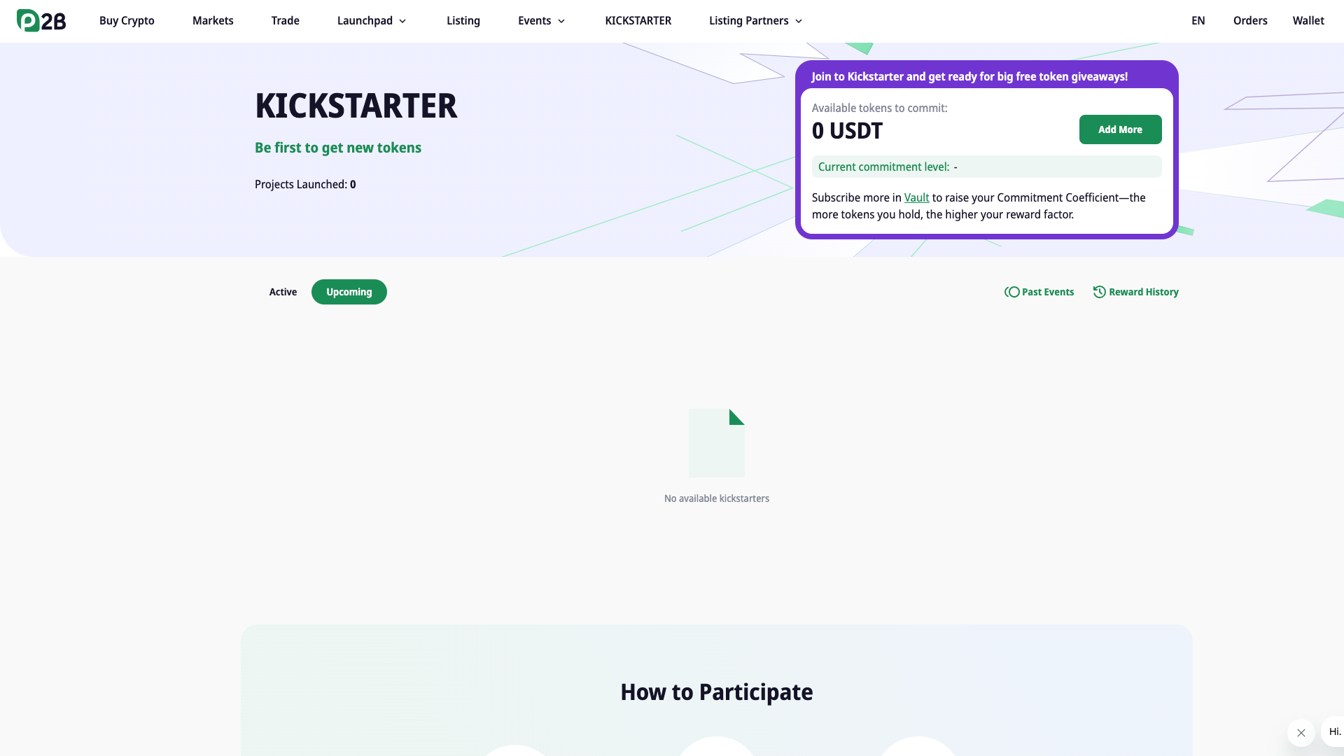 P2B KICKSTARTER