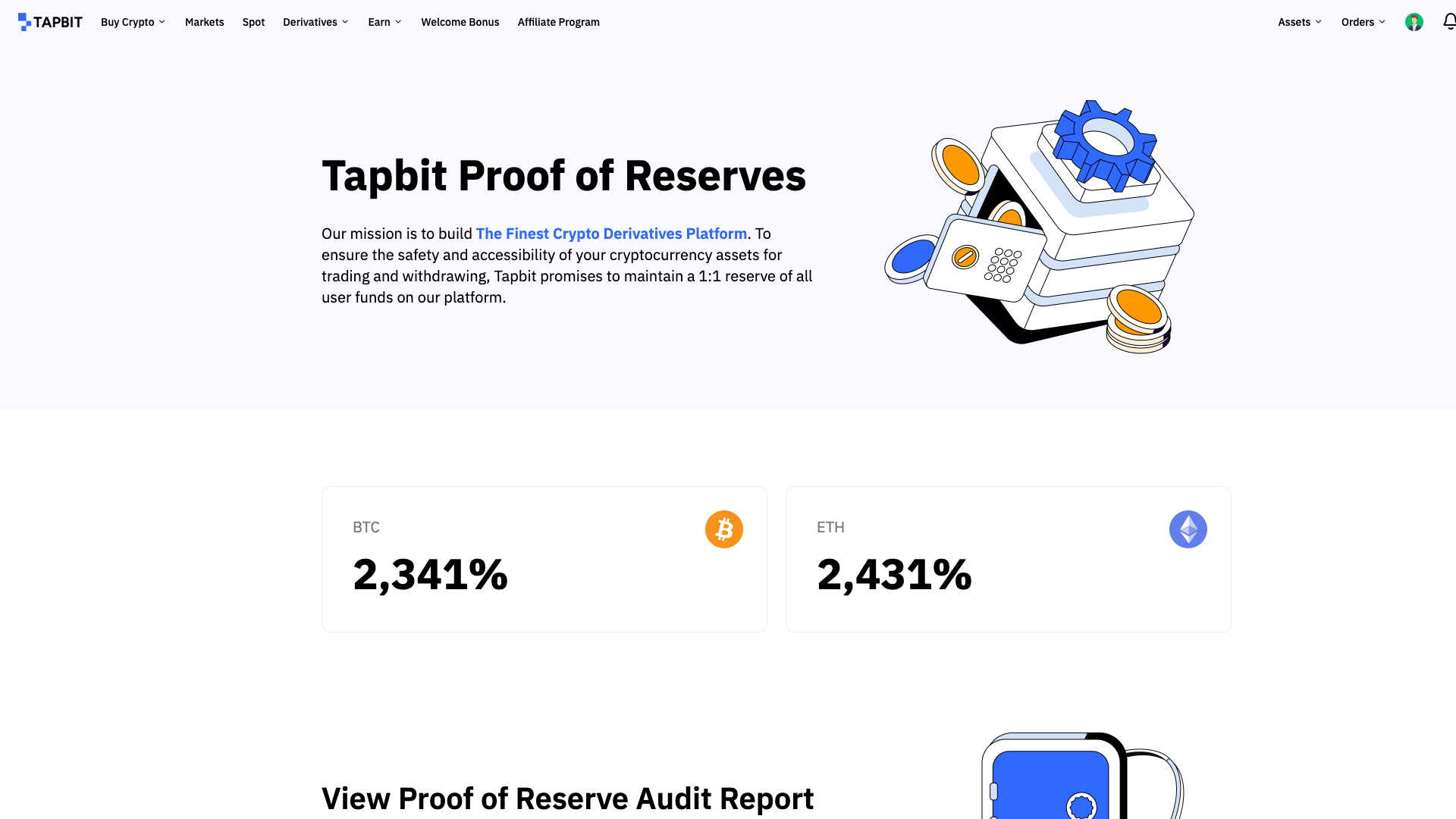 Prova di Riserve Tapbit