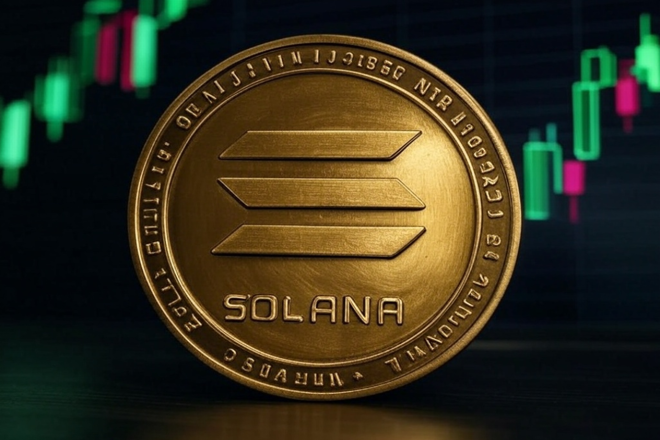 Solana coin and trading chart. FX Empire