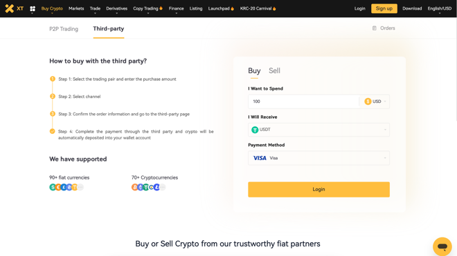 XT.com Quick Buy