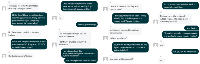 My conversation with Vantage