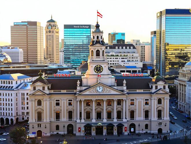 AI generated image about Austrian Stock Market building. FX Empire