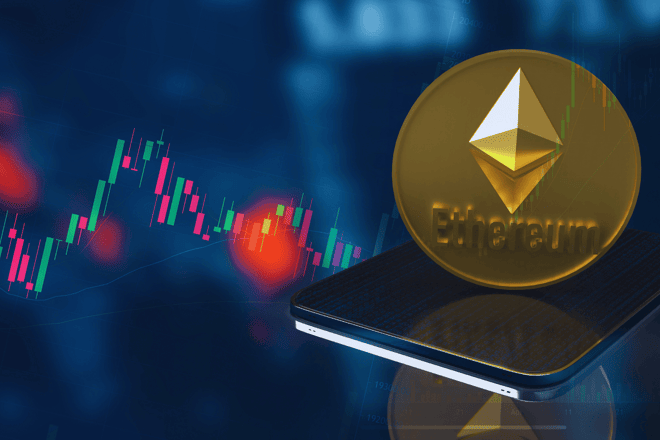 Ethereum market concept