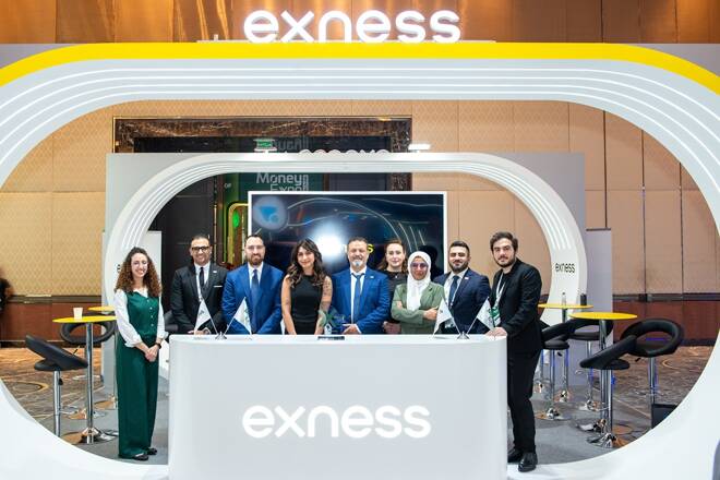 Exness team at Money Expo Abu Dhabi. FX Empire