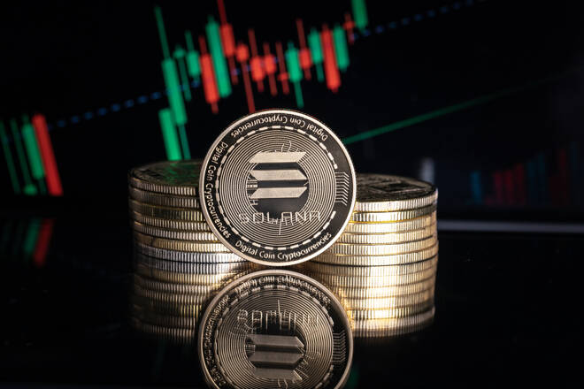 Solana coins and trading chart. FX Empire