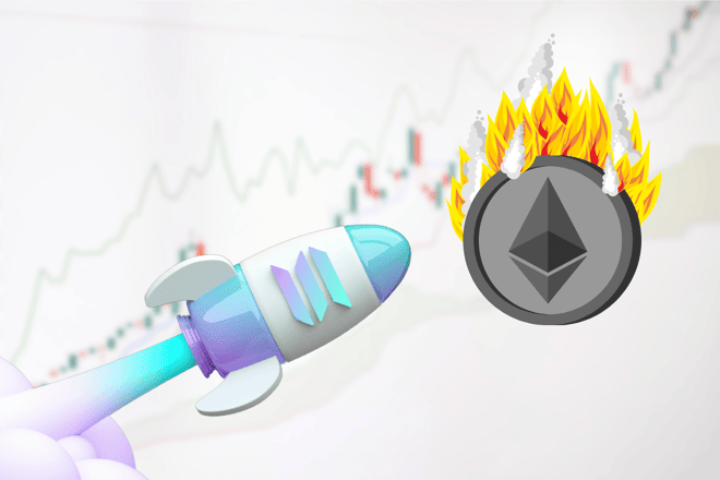 Solana Ethereum rivalry concept