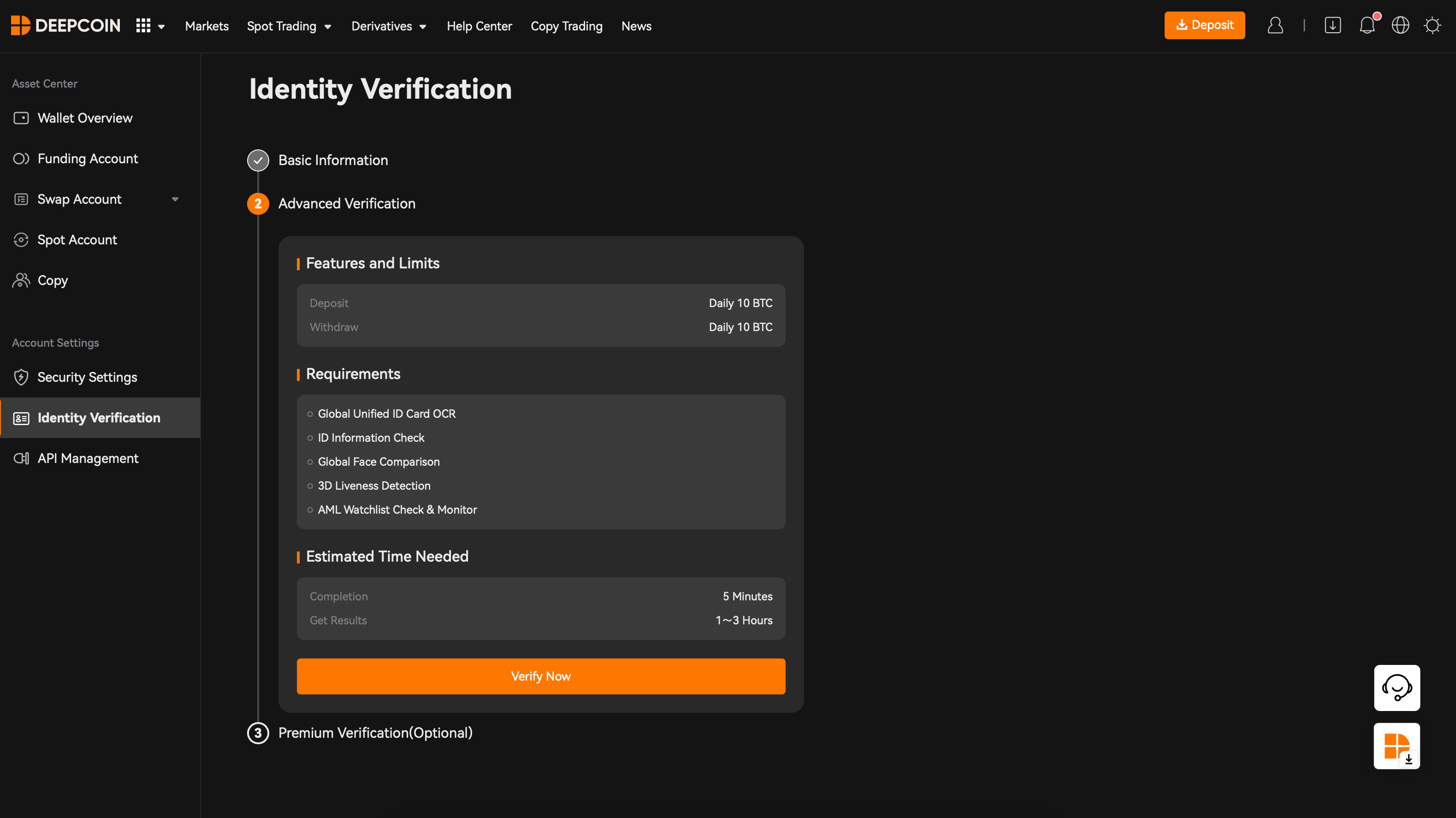 Verifica KYC di base