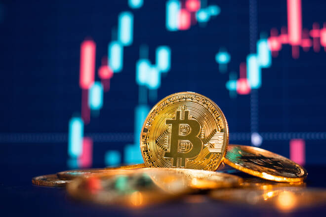 Bitcoins and trading chart. FX Empire