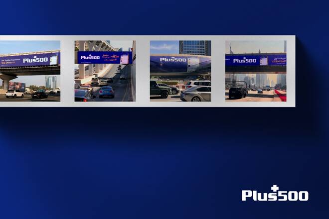 Plus 500 advertising posters in the UAE. FX Empire