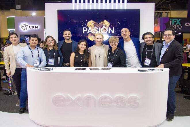 Exness team at the iFX Expo LATAM 2025. FX Empire