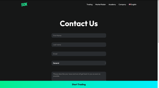 50K support form
