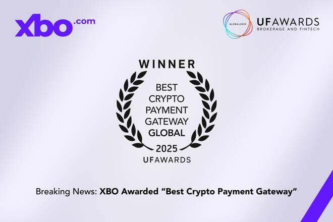 XBO Wins “Best Crypto Payment Gateway”. FX Empire
