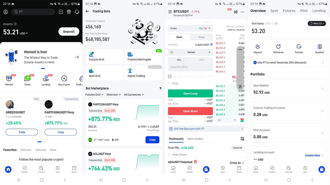The Phemex Mobile App