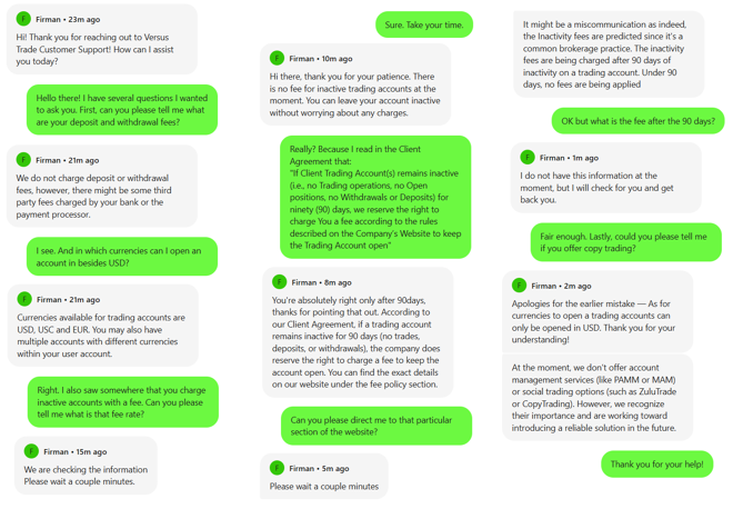 My conversation with Versus Trade