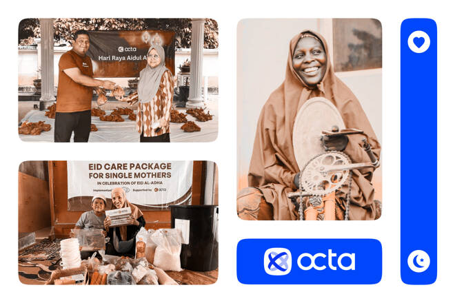 Single mothers receiving aid packages from Octa Broker. FX Empire