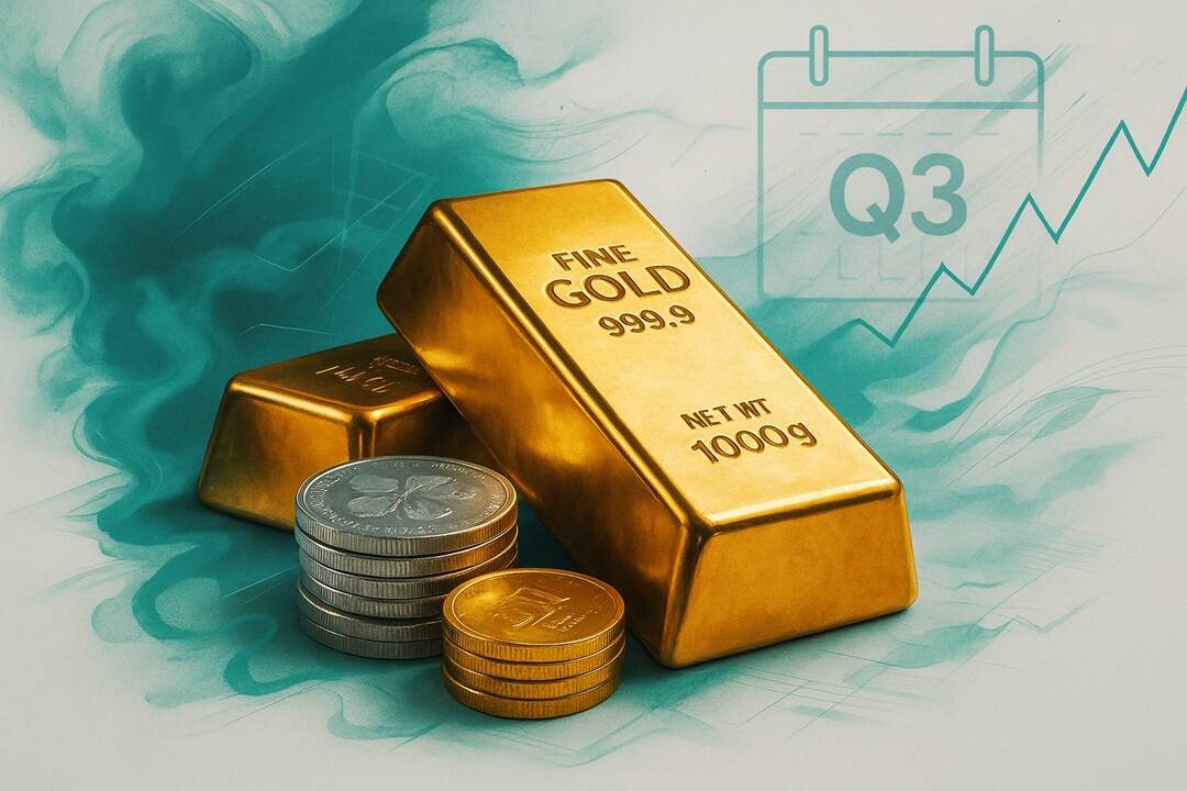 Gold and silver bullion on Q3 calendar. FX Empire