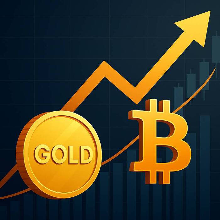 Vàng vs. Bitcoin: BTC hướng tới mốc $140,000 khi vàng chuẩn bị vượt ngưỡng $3,500