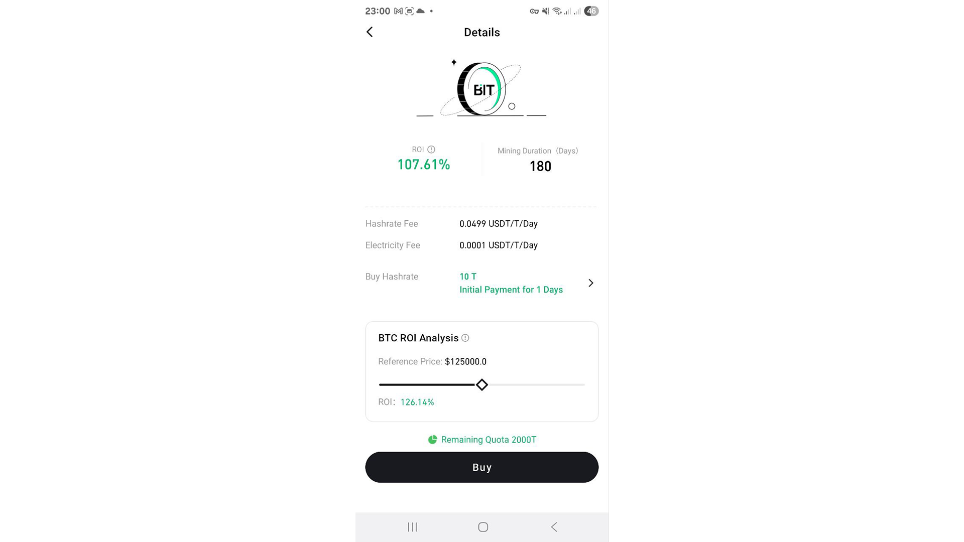 Acquisto di potenza di calcolo tramite Cloud Mining su BIT.com