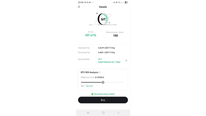 Buying hashpower via Cloud Mining on BIT.com