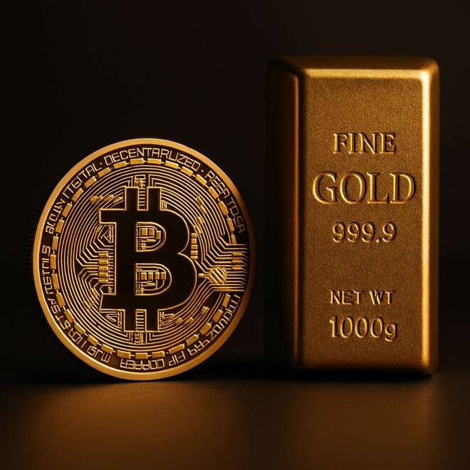 Gold vs. Bitcoin: BTC Breakout Looms as XAUUSD Builds Bullish Compression