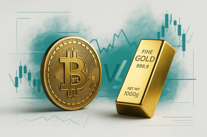 Vàng vs. Bitcoin: XAU/USD và BTC điều chỉnh giảm lấy đà cho đợt tăng mạnh tiếp theo