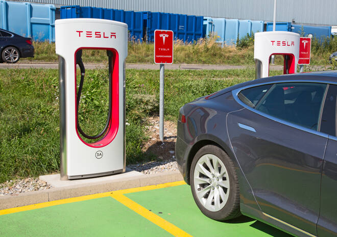 Tesla supercharger, FX Empire