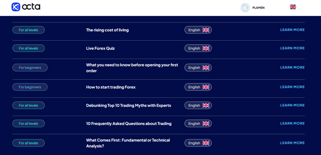 OCTA’s educational webinars