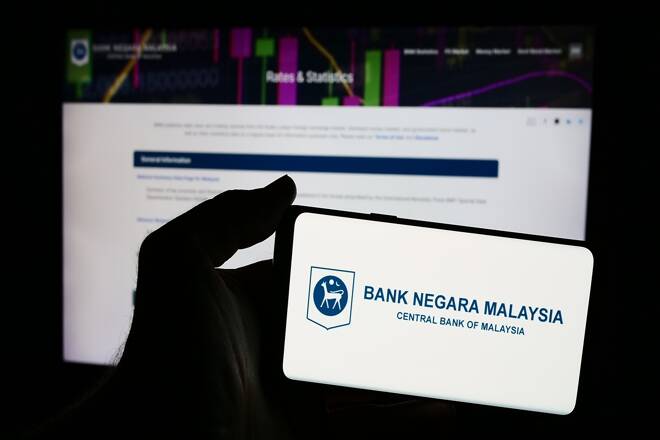 Bank Negara Malaysia (BNM) on smartphone. FX Empire