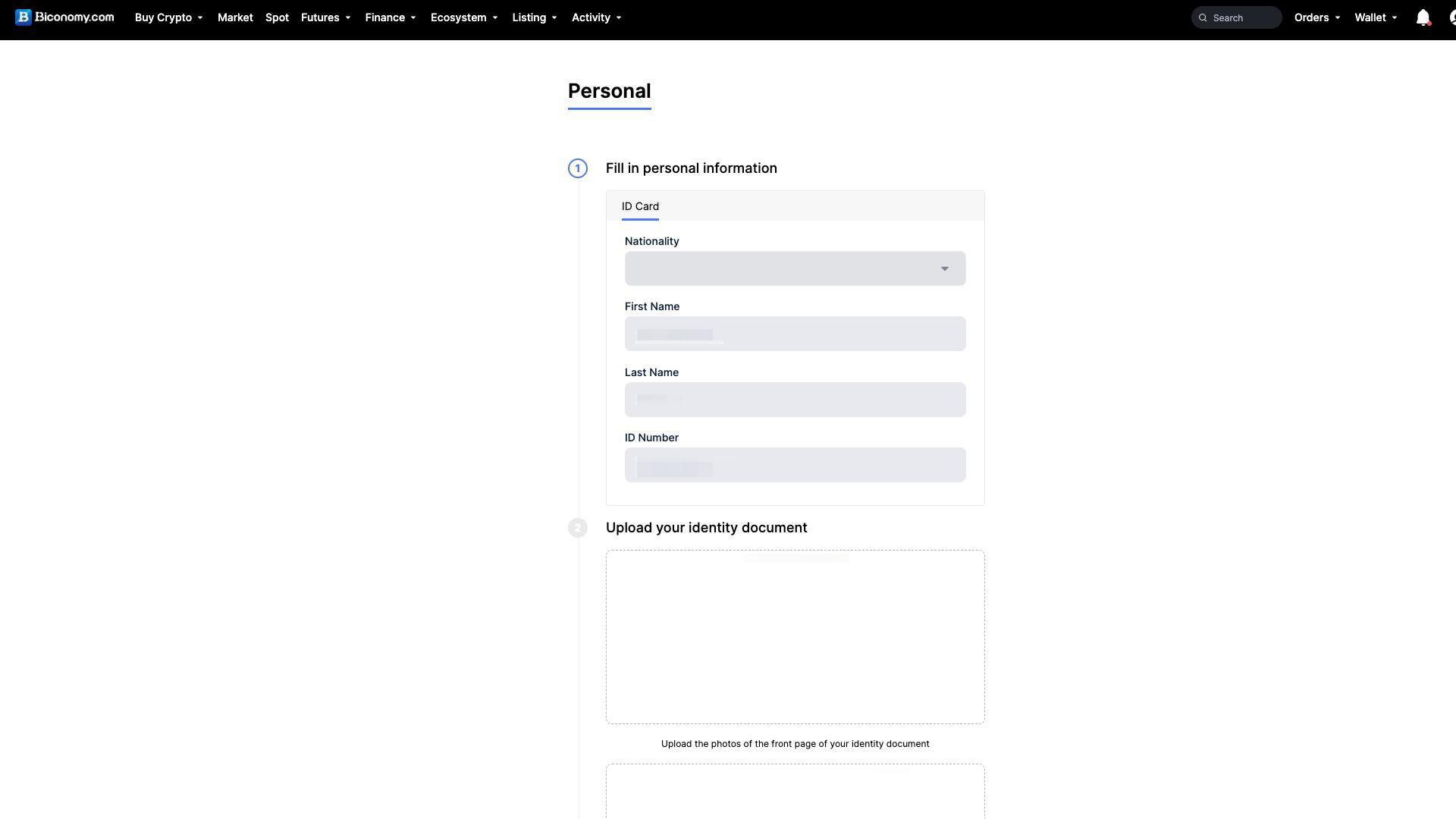 Verifica KYC di base