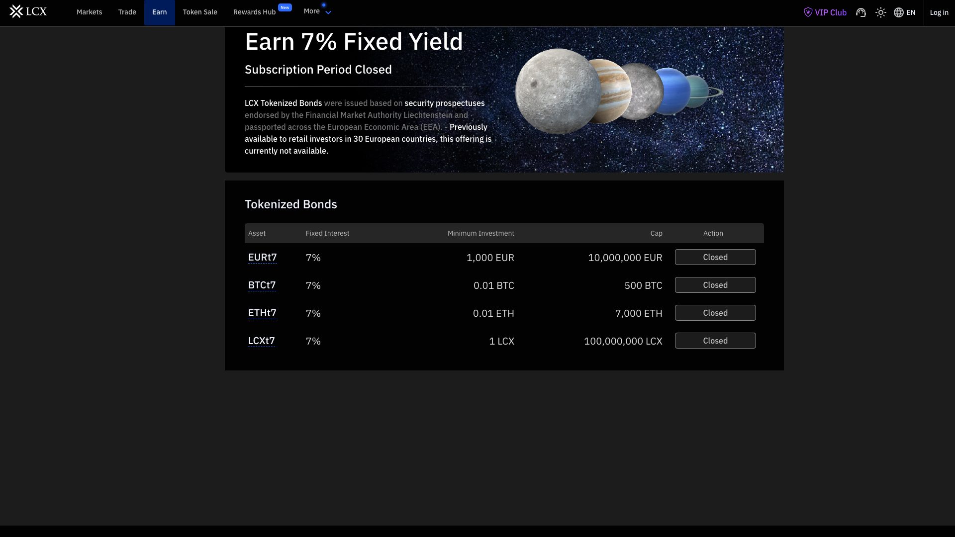 LCX Earn
