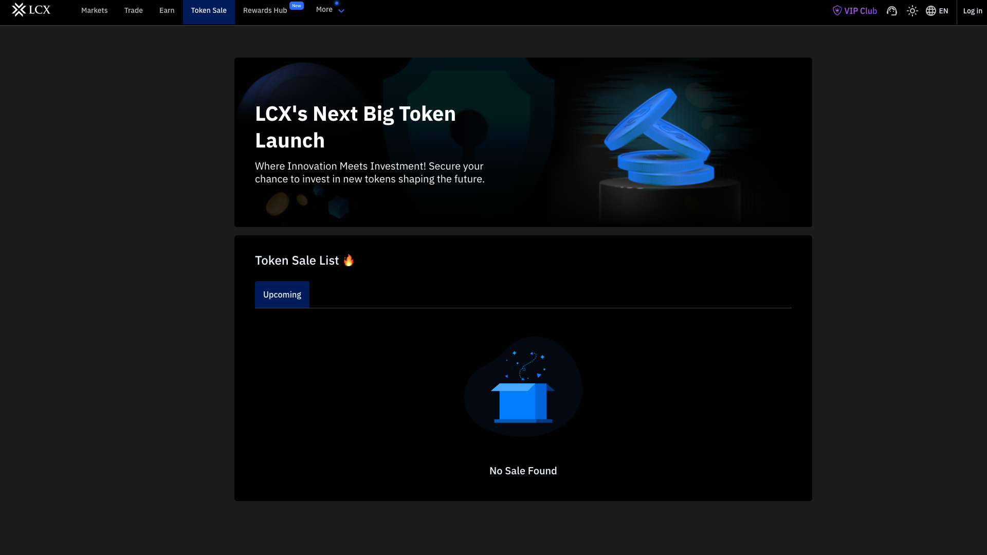 Vendita di token LCX