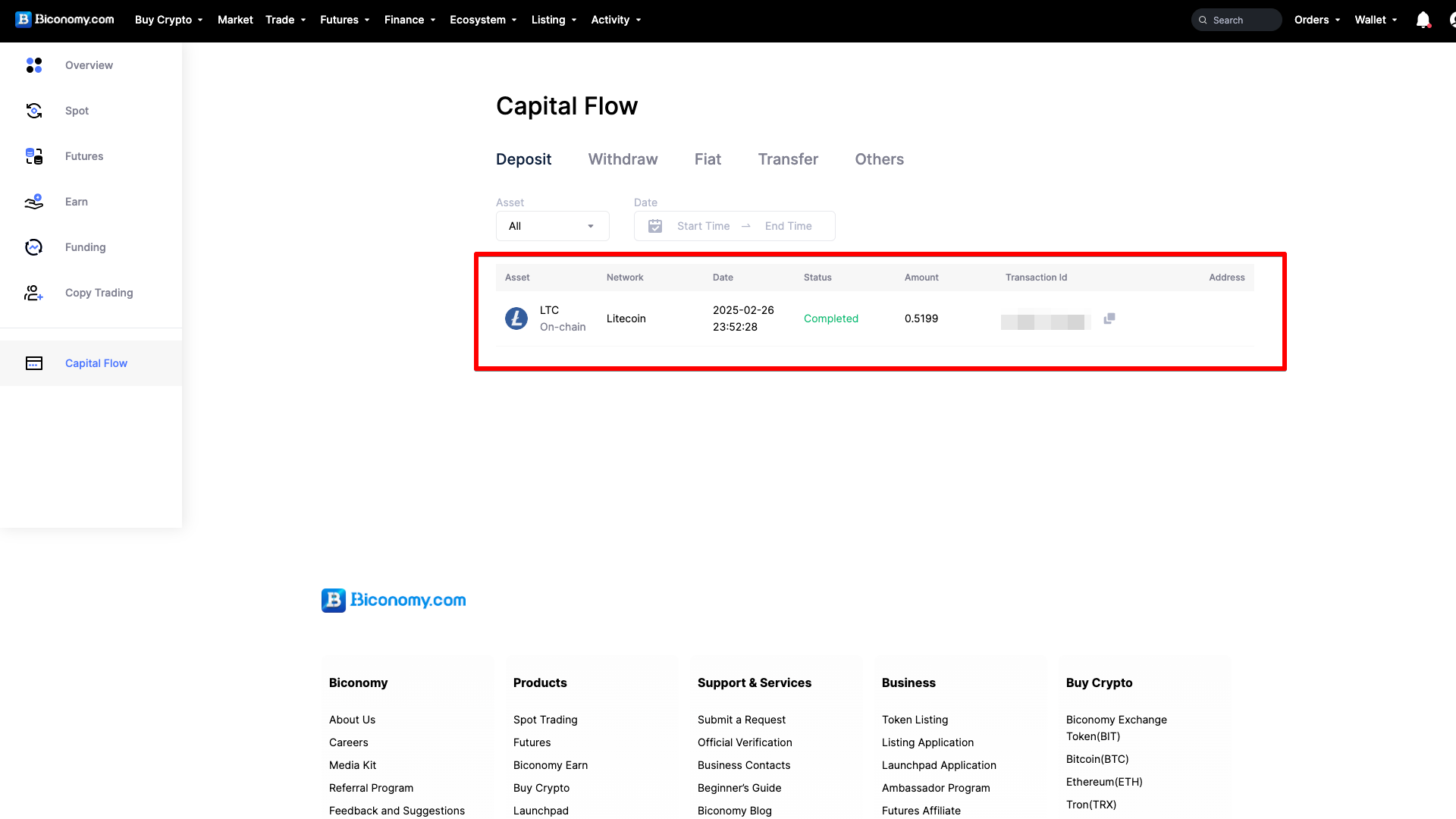 Deposito di LTC