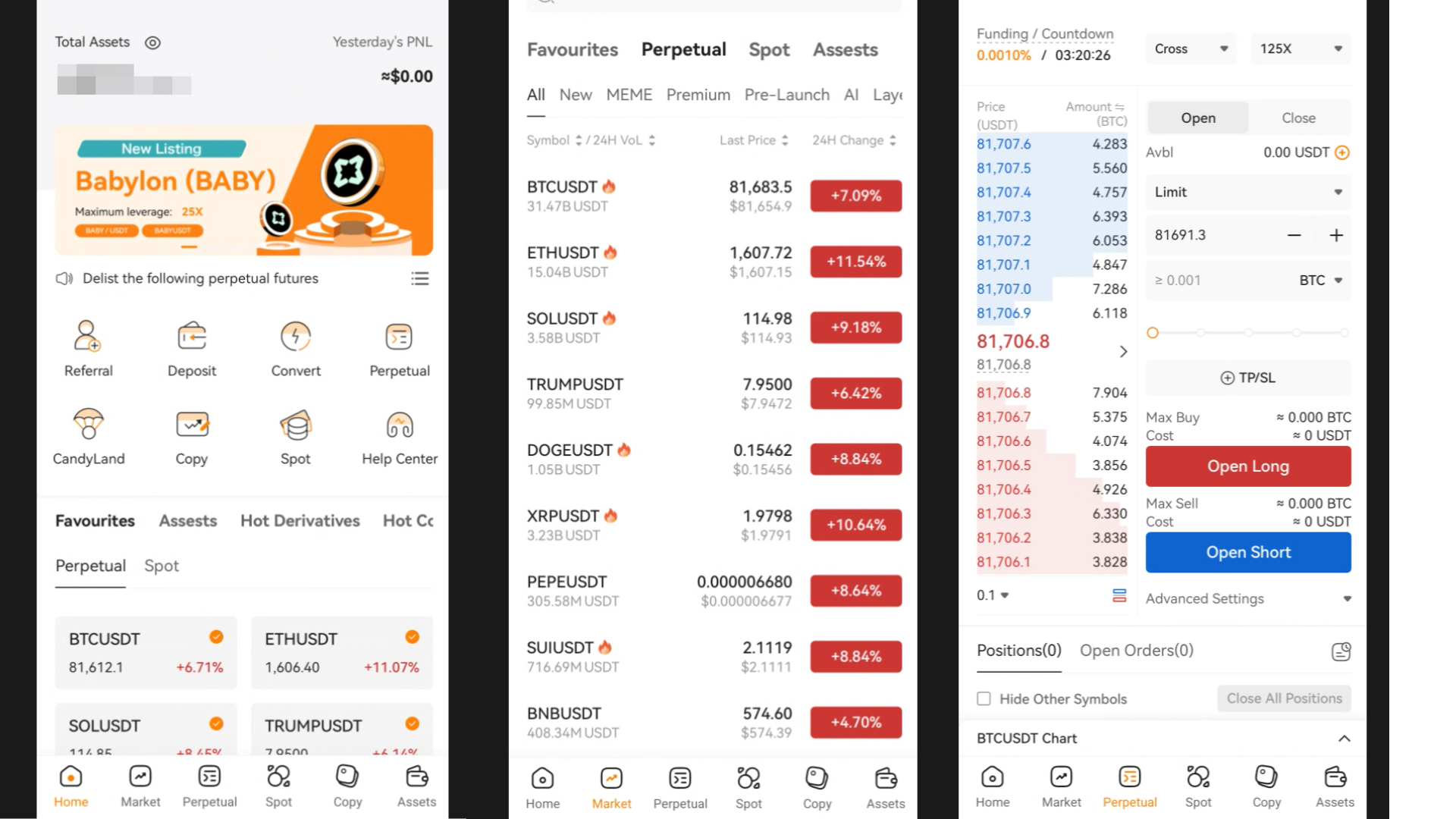 OrangeX Mobile Interface 