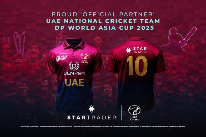 STARTRADER IS THE PROUD "OFFICIAL PARTNER" OF THE UAE NATIONAL CRICKET TEAM DP WORLD ASIA CUP 2025. FX Empire