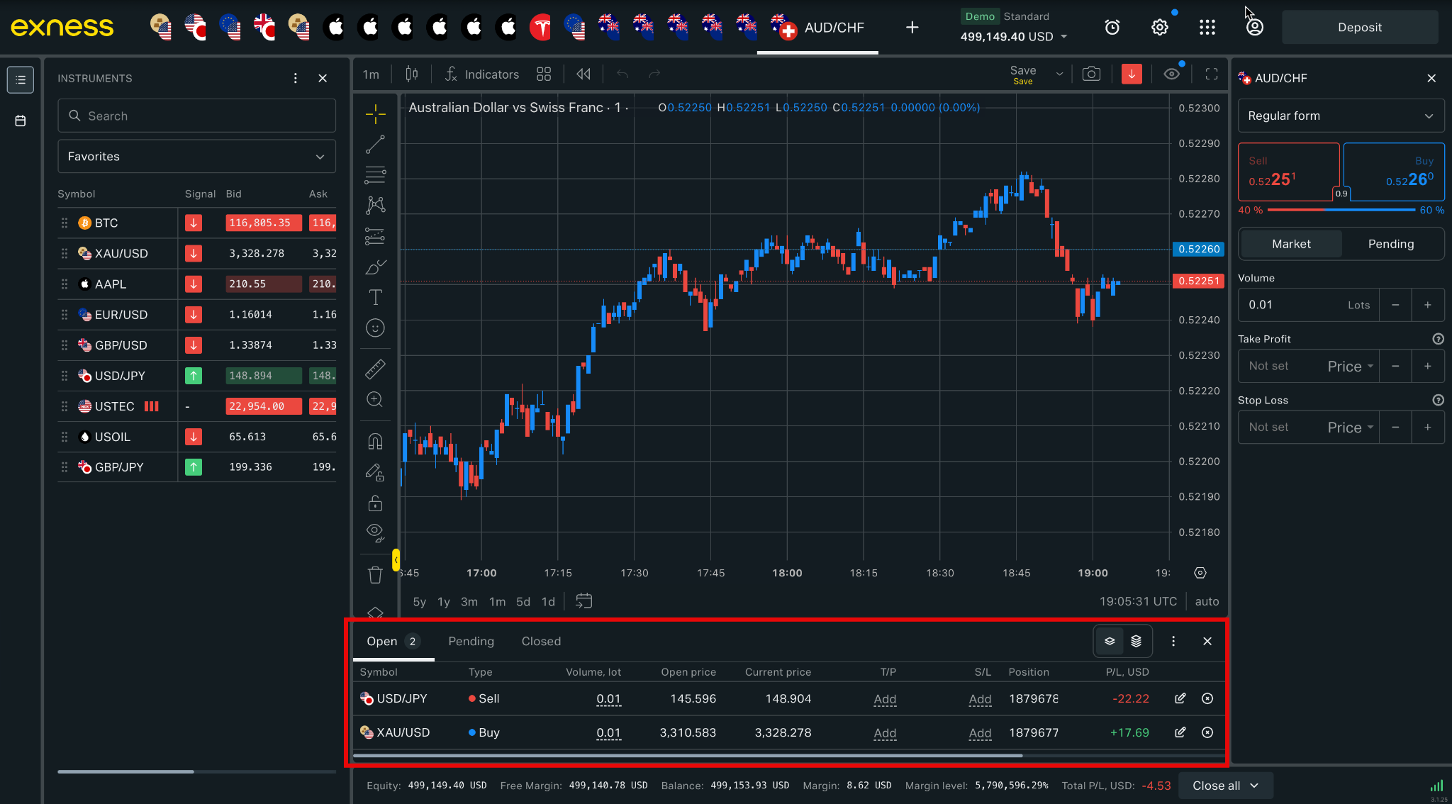 Position tracking