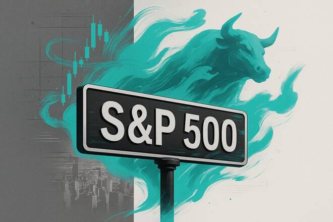 S&P 500 panel and bull. FX Empire
