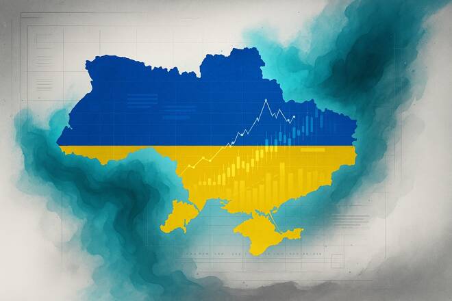 Ukraine flag, FX Empire