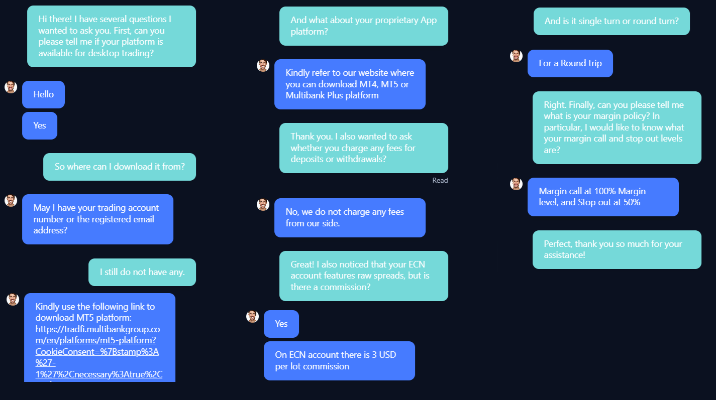 My conversation with MultiBank