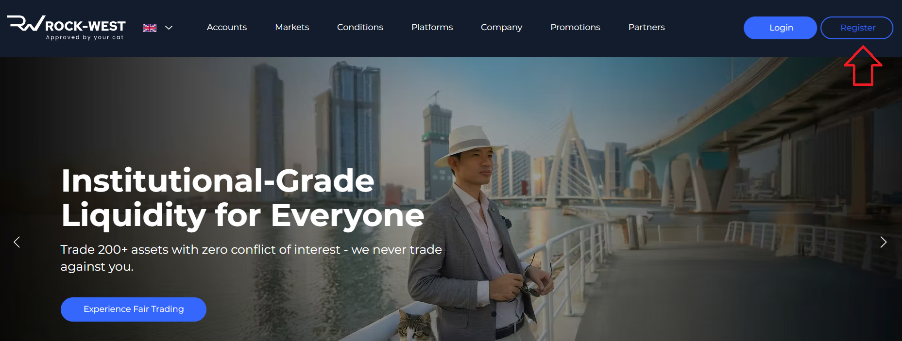 Opening an account with Rock-West