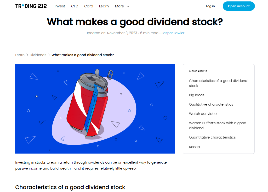 An educational article