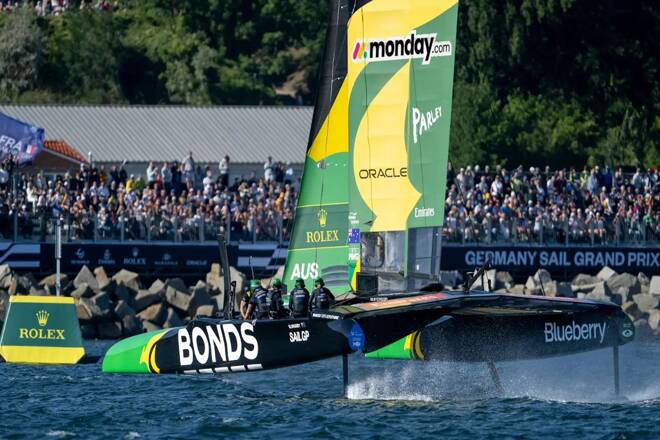 Bonds Flying Roos racing sailboat, FX Empire