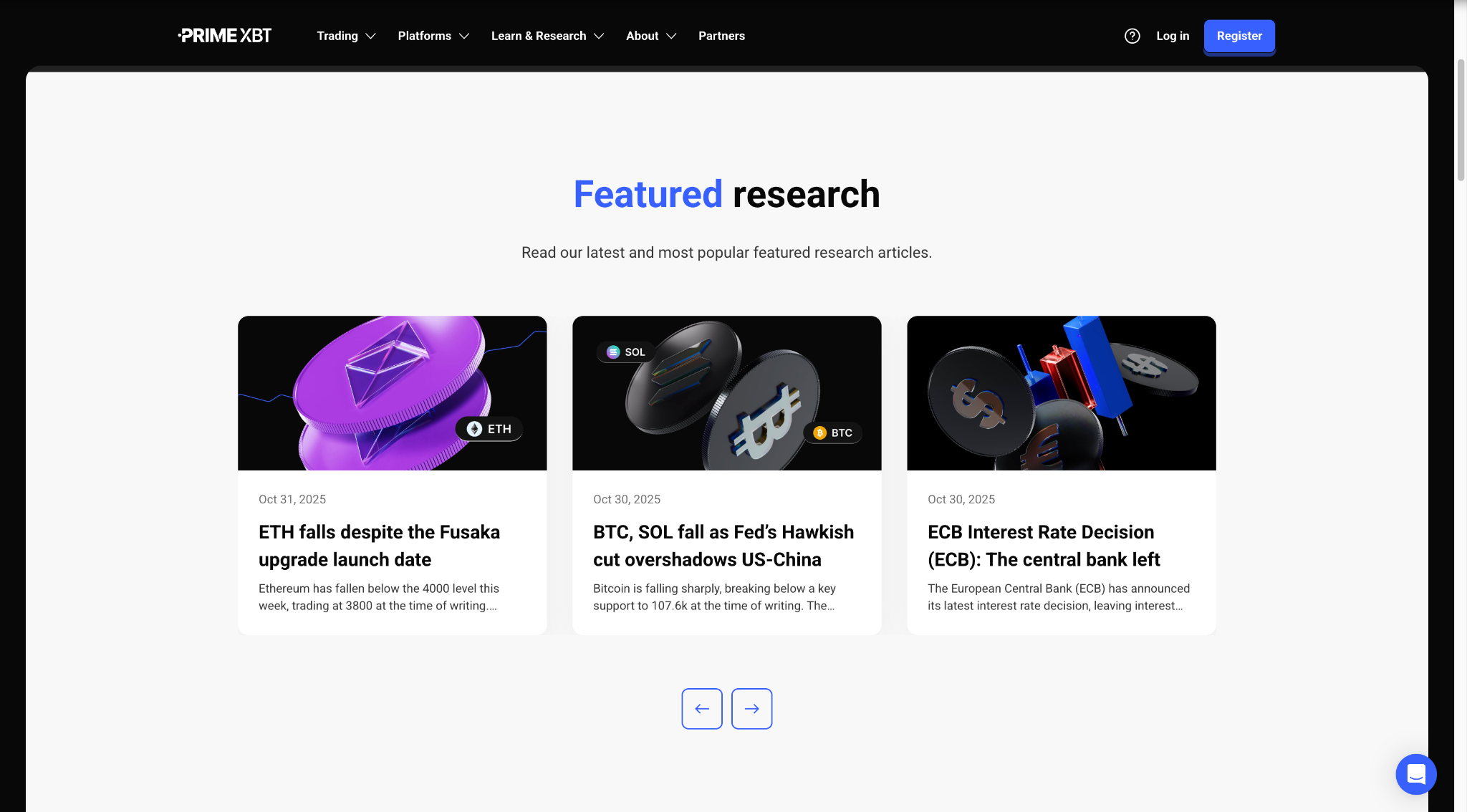 PrimeXBT research