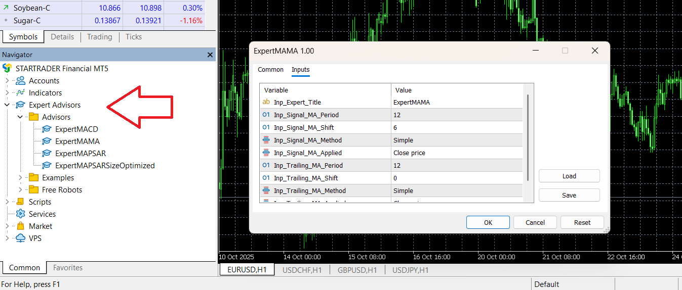 MetaTrader 5’s Expert Advisors (EAs)