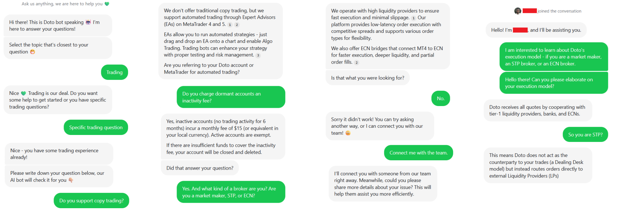 My conversation with Doto